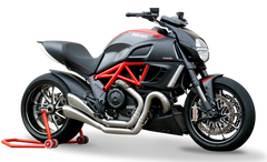 HP Corse Dual Hydroform Race Slip-On Exhaust for Ducati Diavel 1260