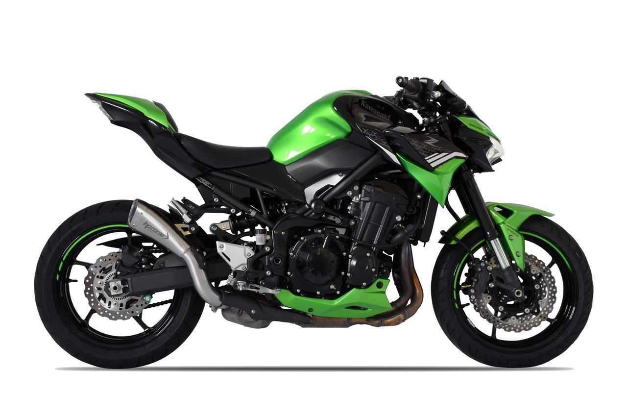 HP Corse Hydroform Short R Slip-On Exhaust For Kawasaki Z900 2020-22