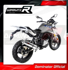 Dominator Round Slip-On Exhaust for BMW G 310 GS 2016-22