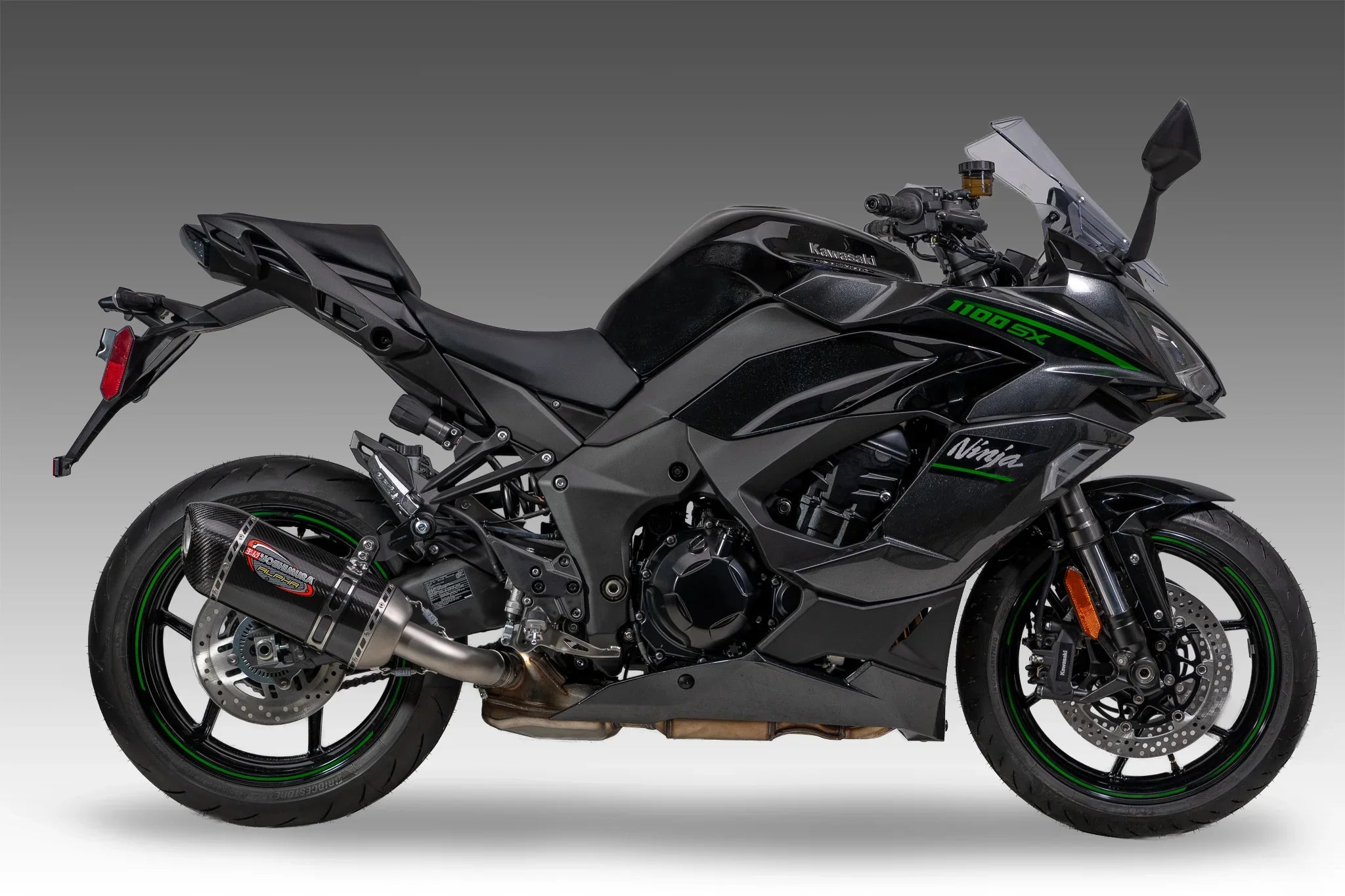 Yoshimura Alpha Stainless Slip-On Exhaust for Kawasaki Ninja 1100SX