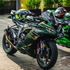 Racefit Black Edition Slip-On Exhaust for Kawasaki ZX-6R 2009-22