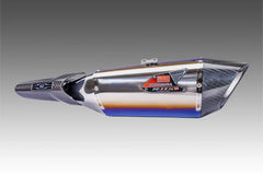 Yoshimura R-11SQ-R Dual Stainless Slip-On Exhaust for Suzuki Hayabusa Gen3