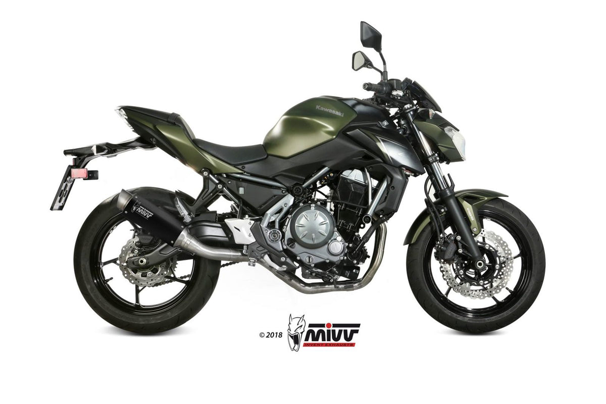 Mivv GP Pro Full Exhaust System for Kawasaki Z650 2017-22