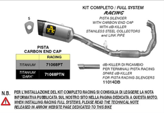Arrow Pista Titanium Full Exhaust System for Aprilia RS 457