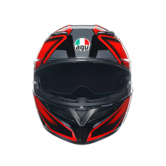 AGV K3 Compound Black/Red Helmet