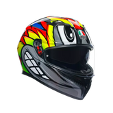 AGV K3 Birdy 2.0 Grey/Yellow/Red Helmet