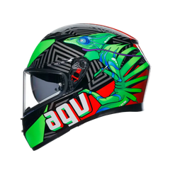 AGV K3 Kamaleon Black/Red/Green Helmet