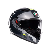 AGV K3 Shade Grey/Yellow Fluo Helmet