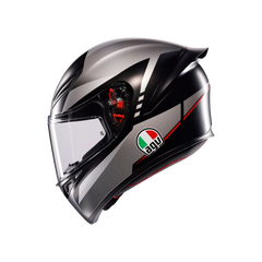 AGV K1 S Lap Matt Black/Grey/Red Helmet