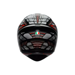 AGV K1 S Lyzard Matt Black/Grey/Red Helmet