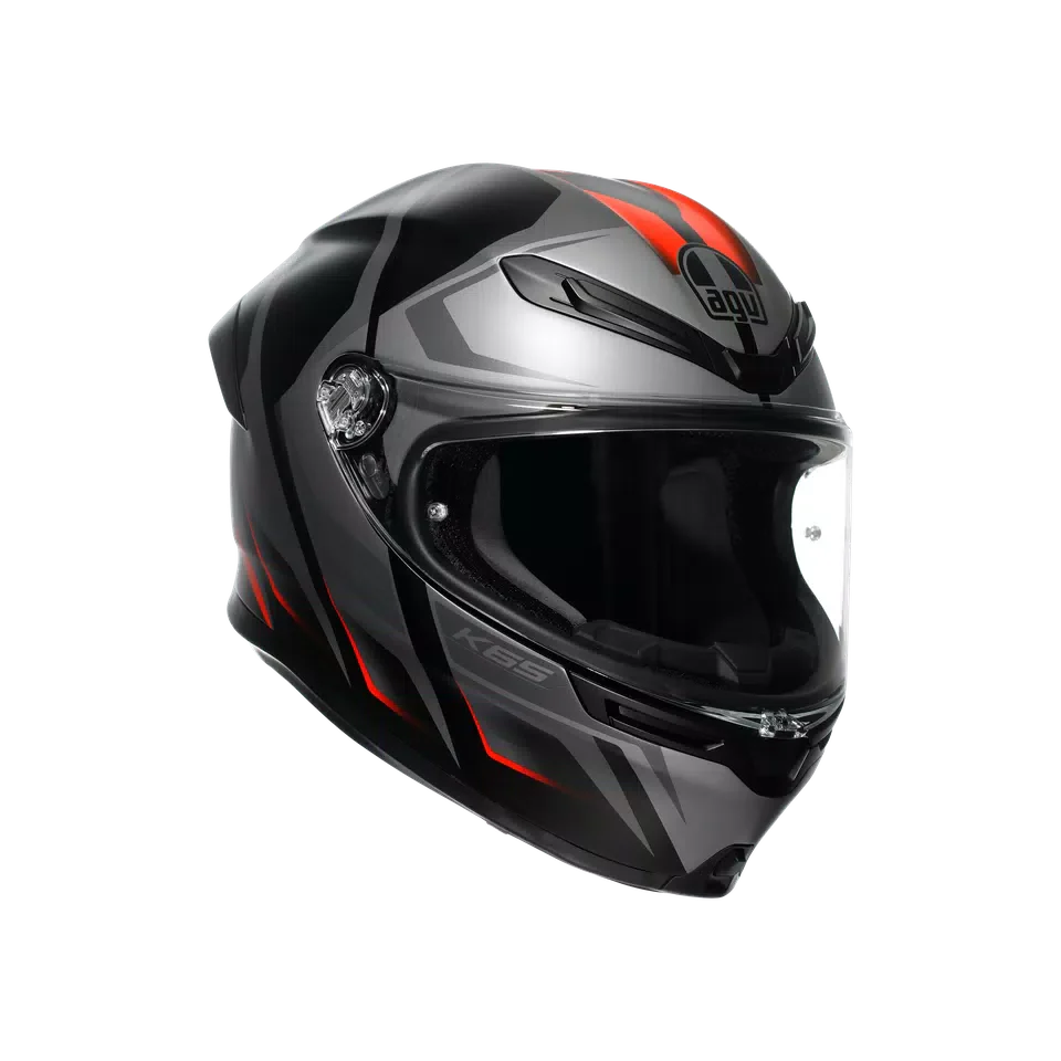 AGV K6 S Karve Matt Black/Grey/Red Helmet
