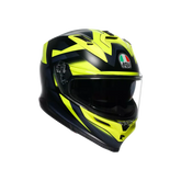 AGV K7 MPLK Glimpse Matt Black/Yellow Fluo Helmet