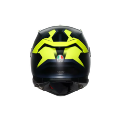 AGV K7 MPLK Glimpse Matt Black/Yellow Fluo Helmet