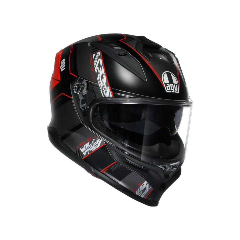 AGV K7 MPLK Kyber Matt Black/Red Helmet