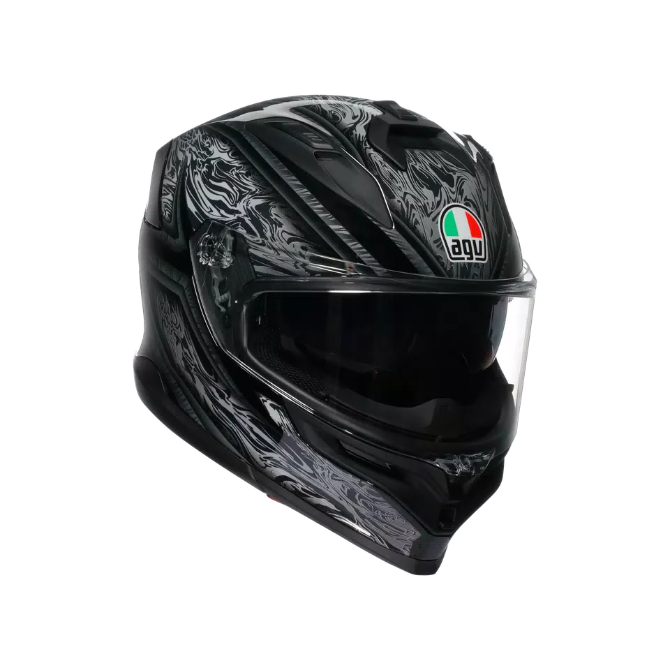 AGV K7 MPLK Damascus Black/Silver Helmet