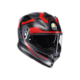 AGV K7 MPLK Glimpse Matt Black/Red Helmet