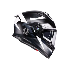 AGV K7 MPLK Glimpse Matt Black/White Helmet