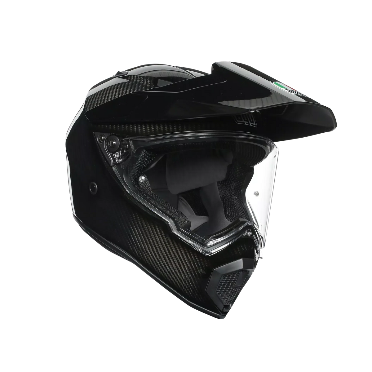 AGV AX9 Helmet - Mono Glossy Carbon