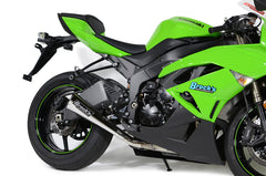 Brocks Alien Head Full Exhaust System 14" Muffler for Kawasaki ZX-6R