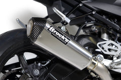 Brocks CT Single Full Exhaust System w/ 16" QuietKore Muffler for BMW S 1000 R