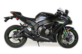 Brocks Alien Head 2 Full Exhaust System Black 14" Muffler for Kawasaki ZX-10R