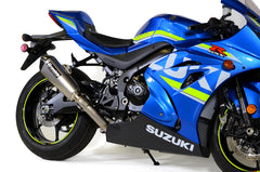Brocks CT Single Full Exhaust System w/ 16" Muffler for Suzuki GSXR 1000