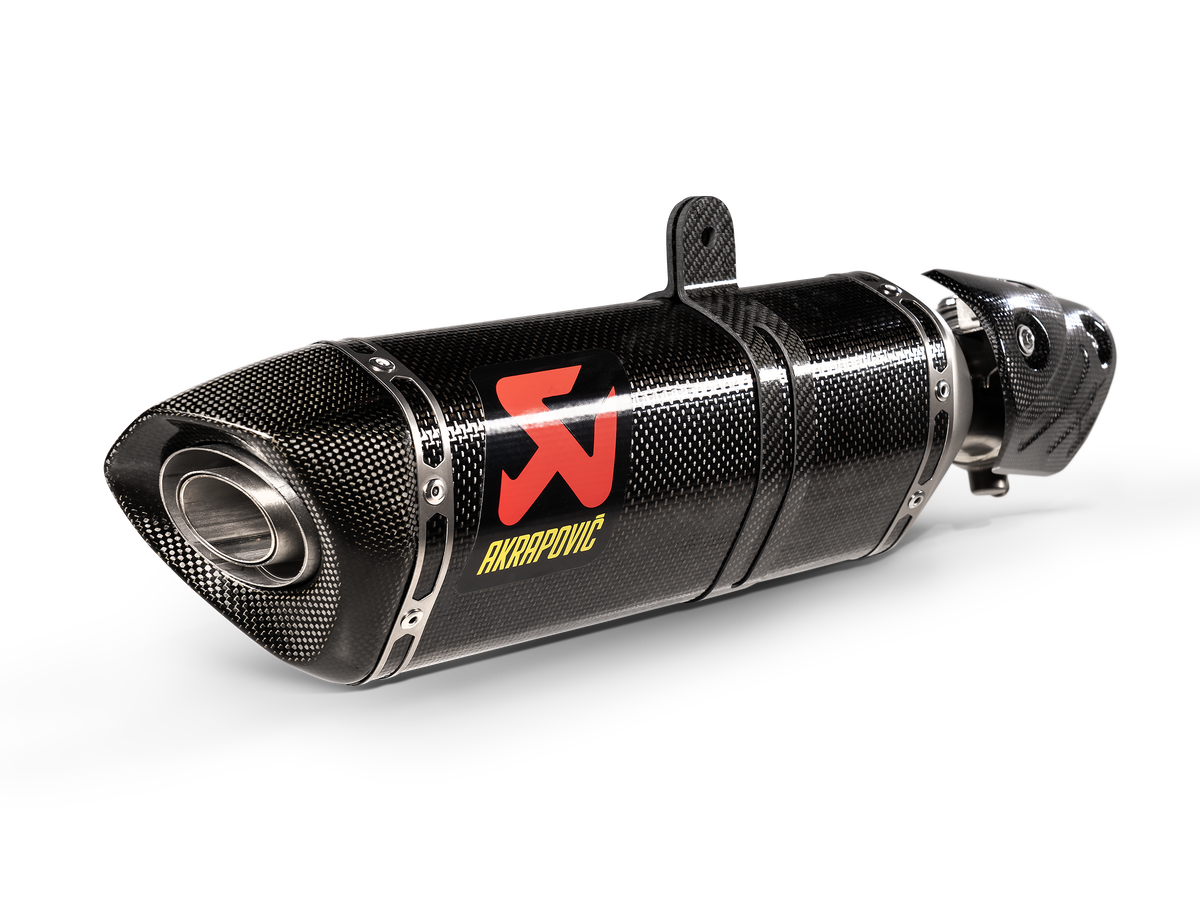 Akrapovic Carbon Slip-On Exhaust for Kawasaki ZX-6R
