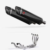 Lextek Carbon Fibre SP7C Twin Full Exhaust System for Kawasaki Ninja 1000SX