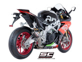 SC Project CR-T Slip-On Exhaust for Aprilia RSV4 RF