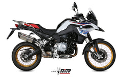 Mivv Sound Slip-On Exhaust For BMW F850GS 2018-22
