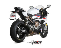 Mivv MK3 Carbon Slip-On Exhaust for BMW S1000RR 2019-22