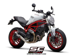 SC Project CR-T Slip-On Exhaust for Ducati Monster 797 2017-20