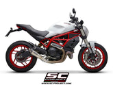 SC Project S1 Slip-On Exhaust for Ducati Monster 797 2017-20