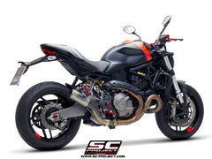 SC Project CR-T Slip-On Exhaust for Ducati Monster 821 2018-21