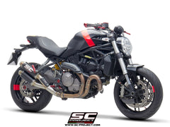SC Project Twin GP Slip-On Exhaust for Ducati Monster 821 2018-21