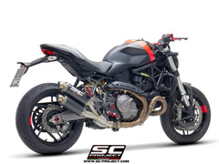 SC Project Twin GP Slip-On Exhaust for Ducati Monster 821 2018-21