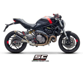 SC Project Twin GP Slip-On Exhaust for Ducati Monster 821 2018-21