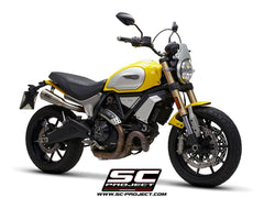 SC Project 70s Conical Slip-On Exhaust for Ducati Scrambler 1100 2018-19