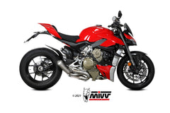 Mivv X-M1 Dual Slip-On Exhaust For Ducati Streetfighter V4 2020-22