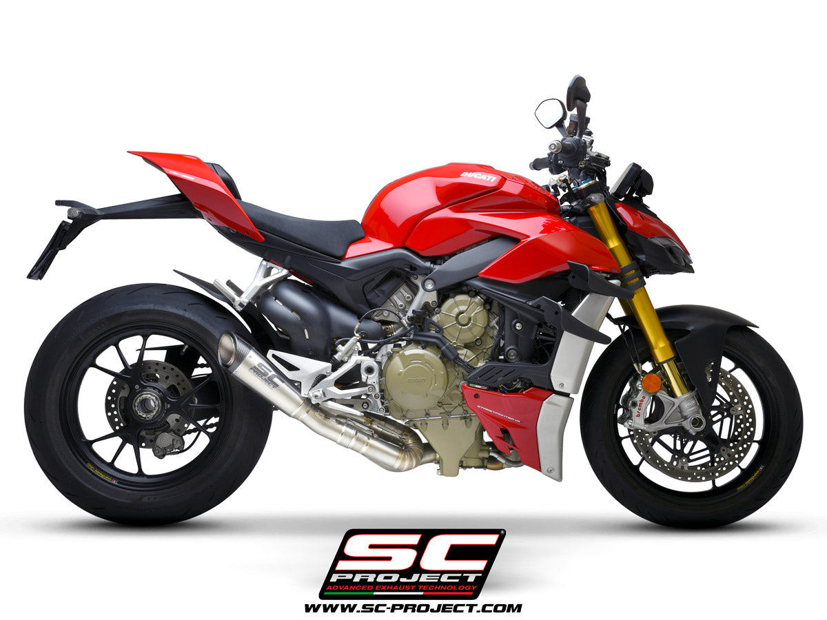SC Project S1 2-1 Full Exhaust System Ducati Streetfighter V4 2020