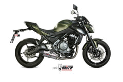 Mivv Oval Full Exhaust System for Kawasaki Z650 2017-22