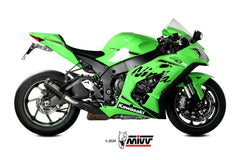 Mivv MK3 Slip-On Exhaust for Kawasaki ZX-10R 2016-22