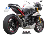 SC Project Oval Lower Position Exhaust for TRIUMPH SPEED TRIPLE 1050 (2011-15)