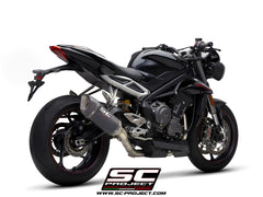 SC Project SC1-R Full Exhaust System 3-1 For Triumph Street Triple RS 2020-22 (high position)