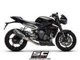 SC Project SC1-R Full Exhaust System 3-1 for Triumph Street Triple RS 2020-22