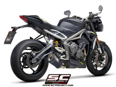 SC Project SC1-R Slip-On Exhaust for Triumph Street Triple RS 2020-22
