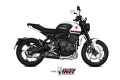 Mivv Delta Race Full Exhaust System for Triumph Trident 660 2021-22