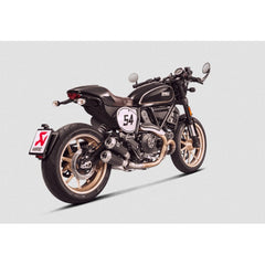 Akrapovic Titanium Slip-on Exhaust (with catalytic) for DUCATI SCRAMBLER CAFÉ RACER 2018