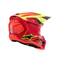 Alpinestars Sm3 Fray Helmet Red Yellow