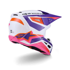 Alpinestars Sm3 Heat Helmet White Purple